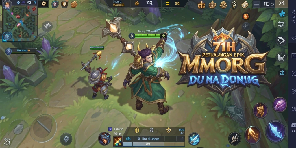 Screenshot gameplay 71H yang menampilkan pertarungan seru antara pemain.
