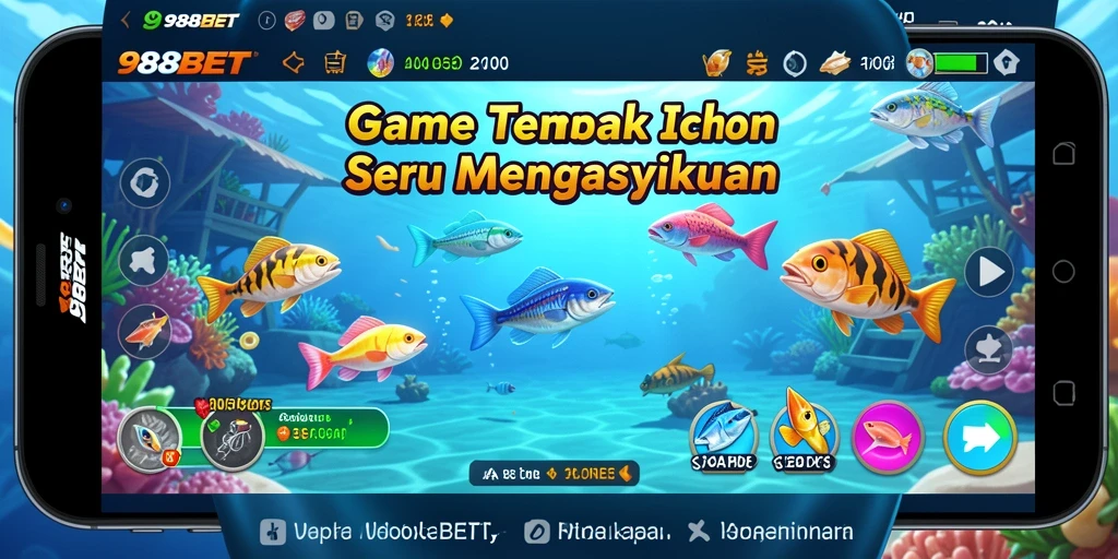 Tampilan gameplay Tembak Ikan yang memukau dan menarik.