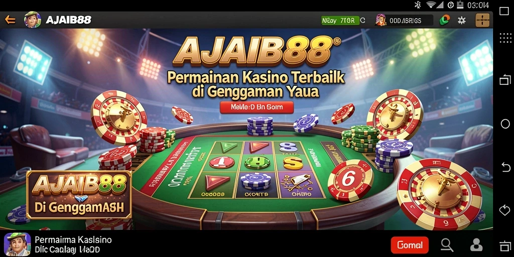 Tampilan gameplay AJAIB88 yang menarik dan menyenangkan.