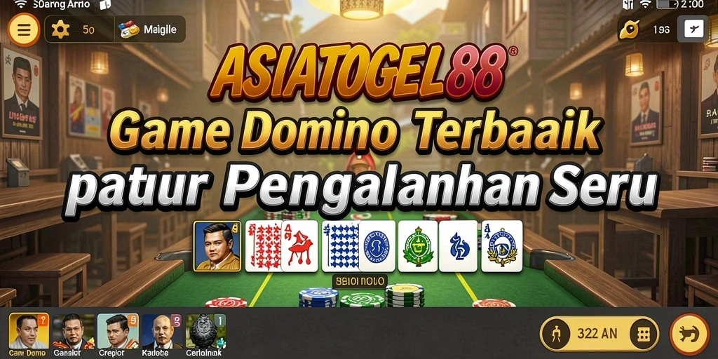 Screenshot gameplay ASIATOGEL88 yang menunjukkan keseruan bermain Domino.