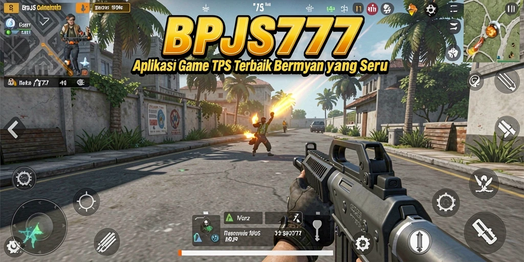 Tampilan seru gameplay BPJS777 dalam aksi TPS yang mendebarkan.