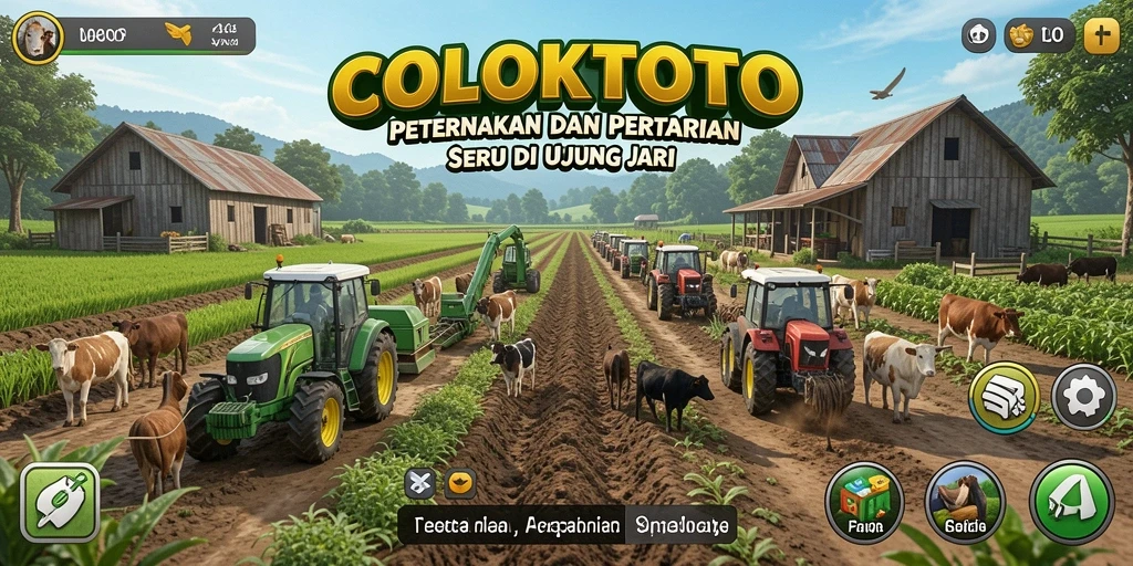 Screenshot COLOKTOTO menampilkan keseruan gameplay bertani.