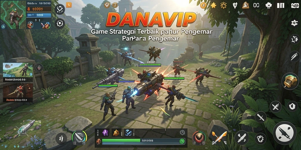 Tampilan gameplay intens di DANAVIP yang menantang pemain untuk berpikir cepat.