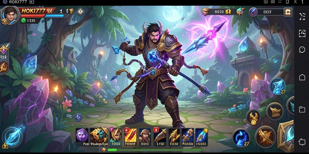 Tampilan gameplay HOKI777 yang imersif dan penuh aksi RPG.