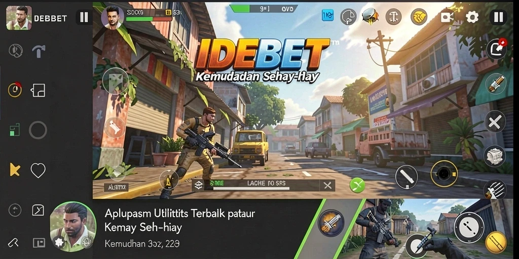 Tampilan utama IDEBET dengan antarmuka yang intuitif.