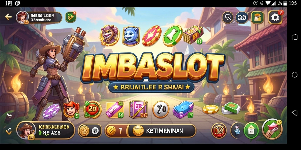 Tampilan gameplay IMBASLOT yang menyenangkan dan interaktif.