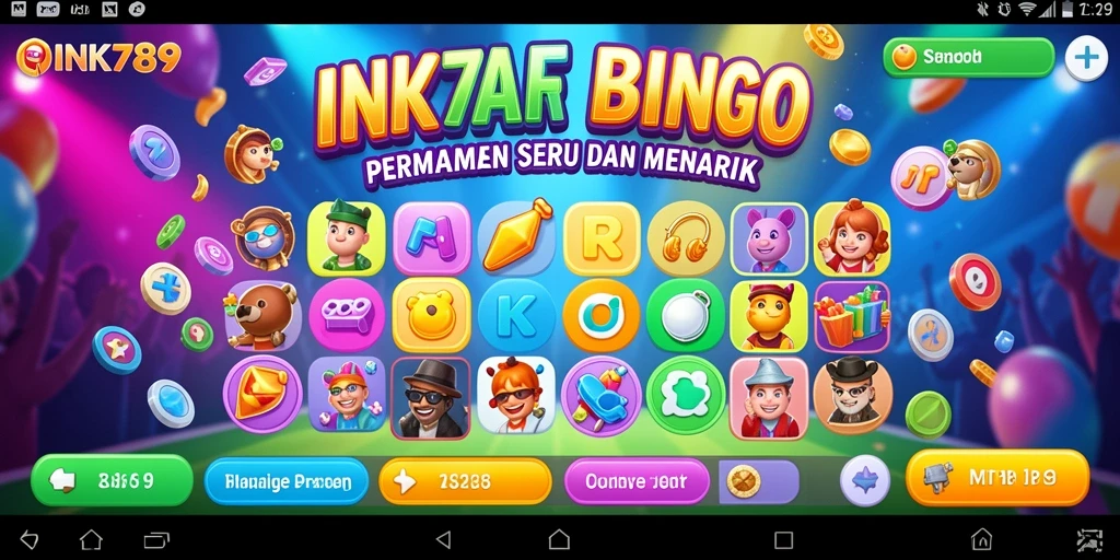 Tangkapan layar gameplay Bingo yang seru dan interaktif.