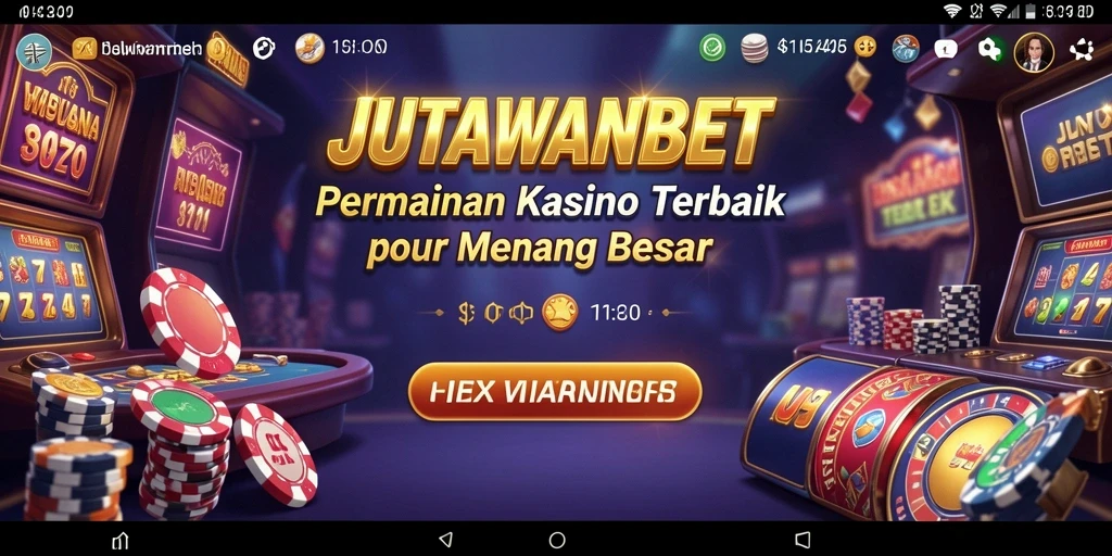 Tampilan gameplay seru dari JUTAWANBET dengan beragam permainan Kasino.