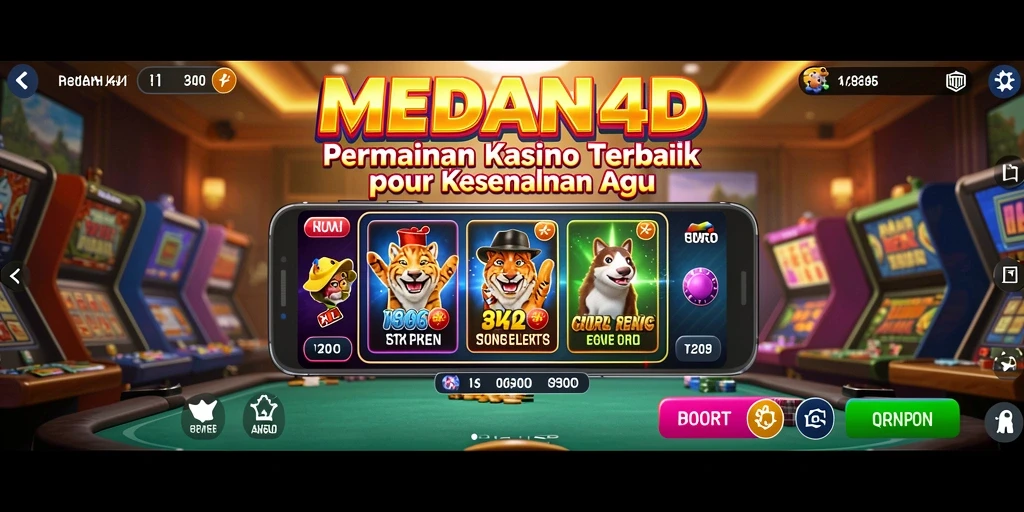 Tampilan menarik dari permainan Kasino di MEDAN4D.