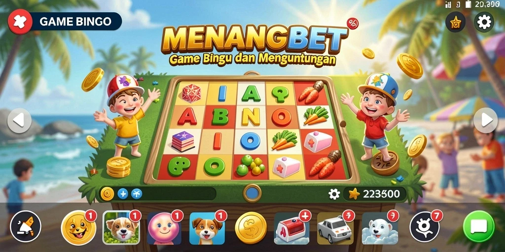 Gameplay seru dan menegangkan dari MENANGBET Bingo.