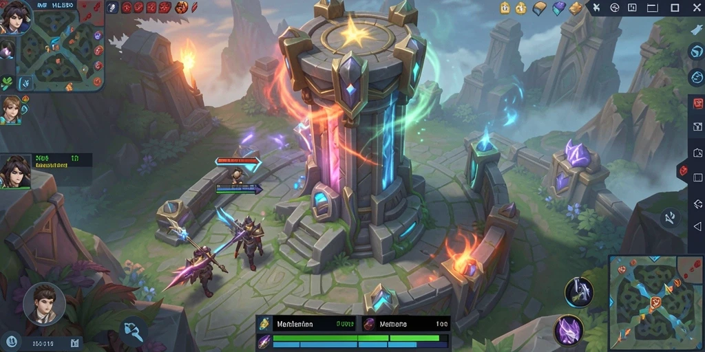Tampilan menarik gameplay Tower Defense di MLBB8.