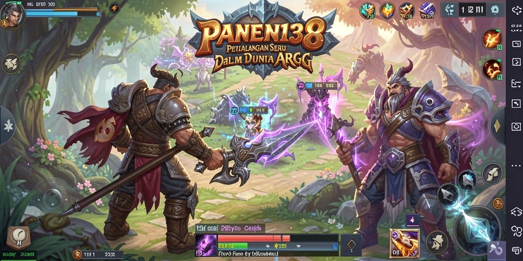 Screenshot gameplay ARPG yang menampilkan pertempuran seru di dunia fantasi.