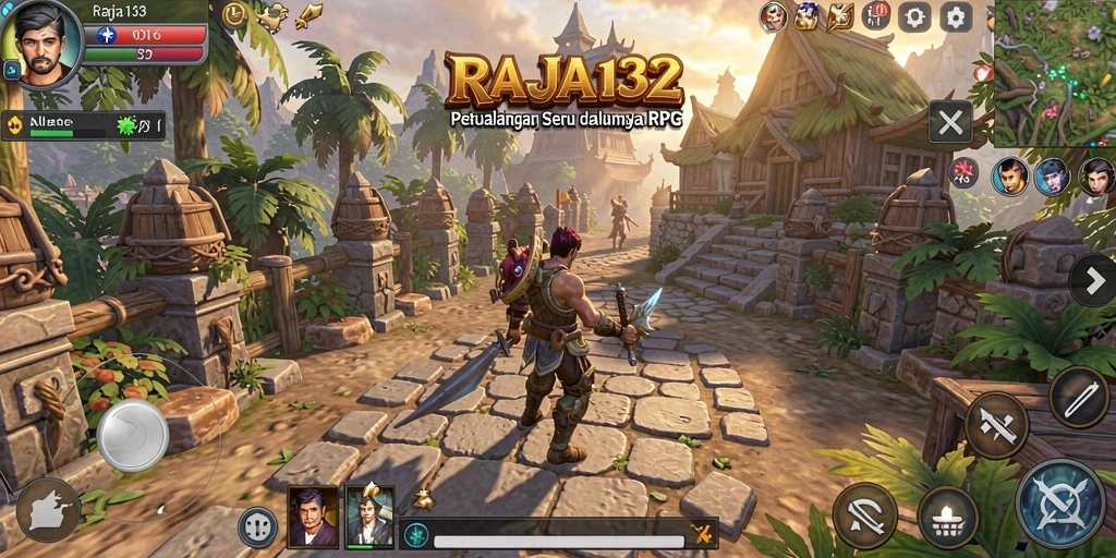 Tampilan gameplay menakjubkan dari RAJA132 yang penuh aksi.