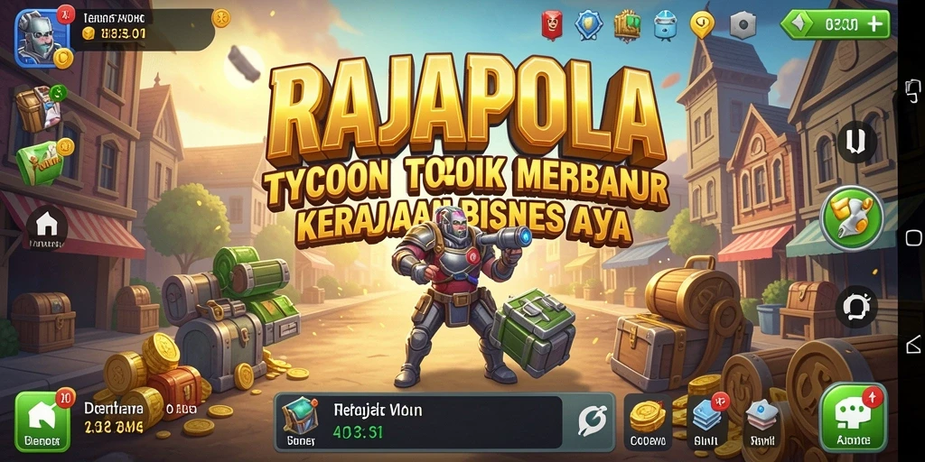 Tampilan gameplay RAJAPOLA yang memikat dan mendetail.