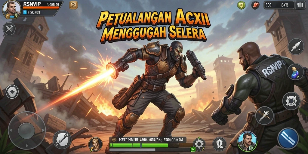 Menampilkan pertarungan seru dalam RSNVIP yang menggugah selera.